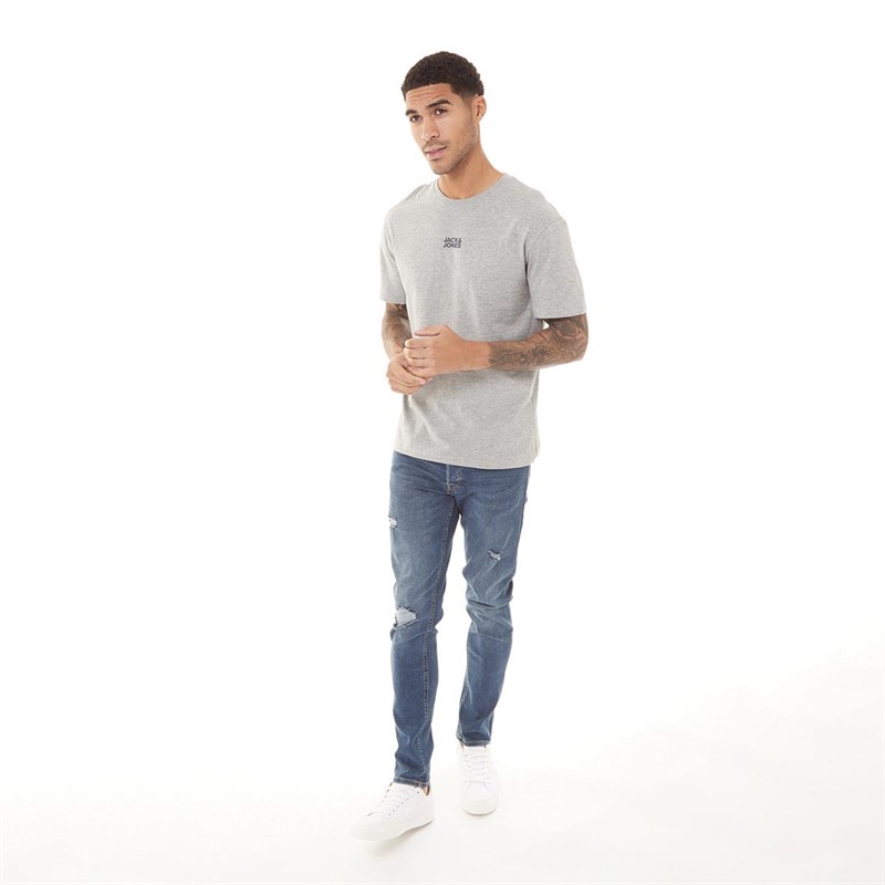 JACK AND JONES Herre Glenn Original 203 Slim Jeans Blå