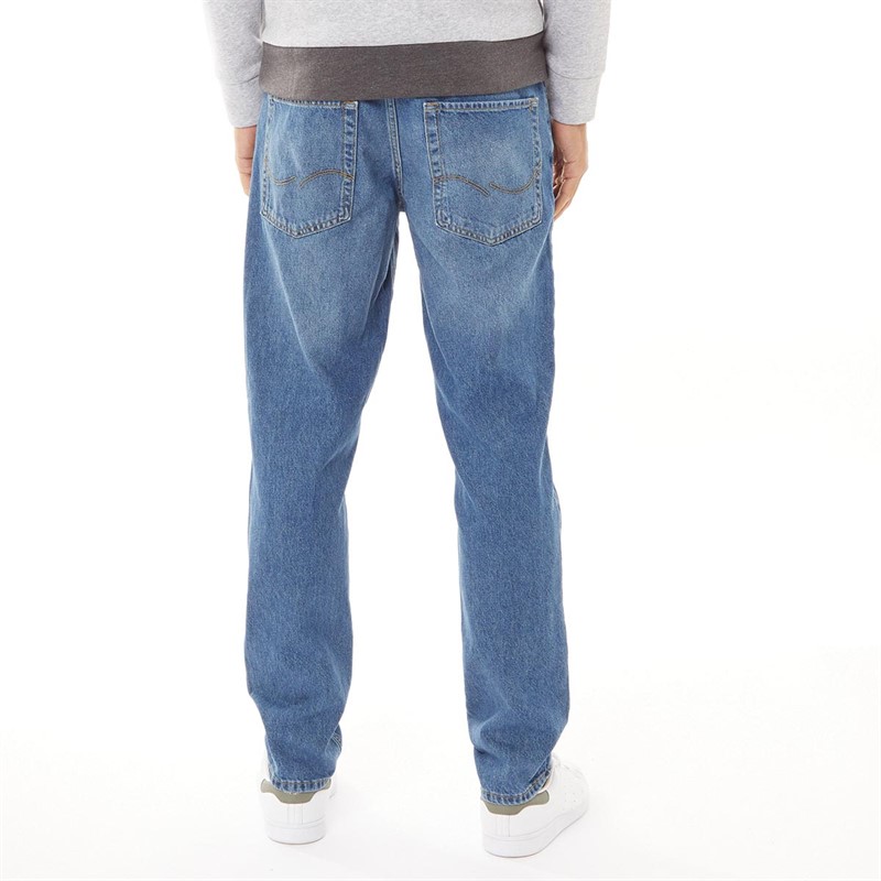 JACK AND JONES Mens Mike Original 108 Jeans Blue Denim