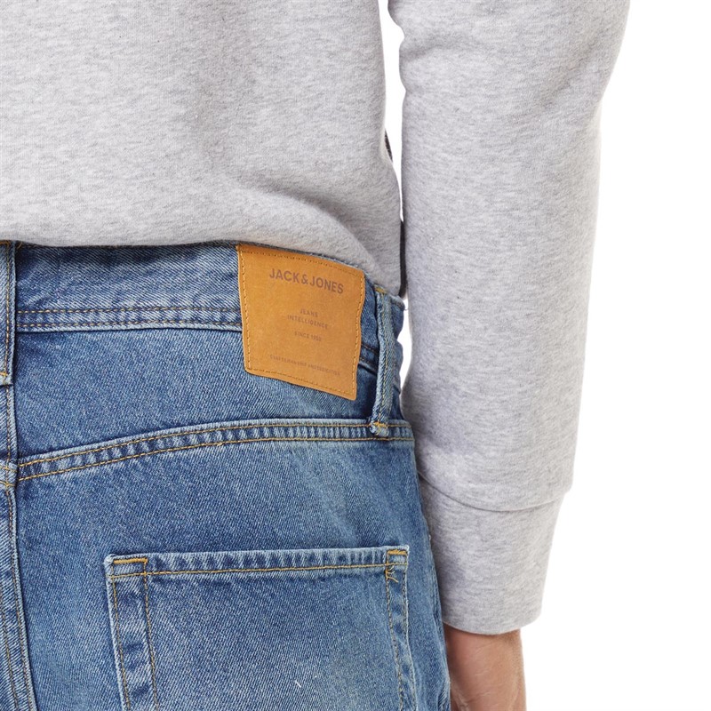 JACK AND JONES Mens Mike Original 108 Jeans Blue Denim