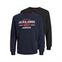 JACK AND JONES Sweatshirts Jjstamp MP Homme Bleu Marine