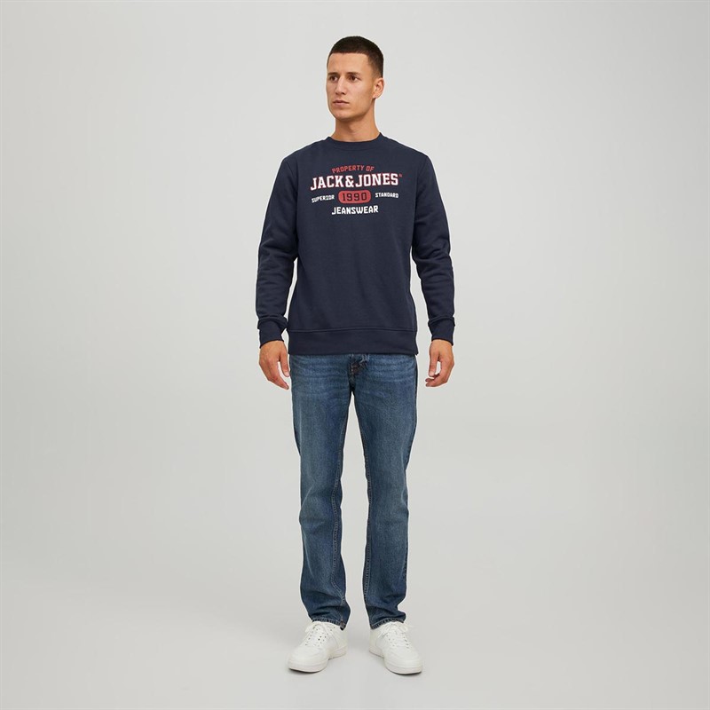 JACK AND JONES Sweatshirts Jjstamp MP Homme Bleu Marine