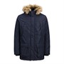 JACK & JONES Jwhgreat gevoerde parka Heren marineblauw
