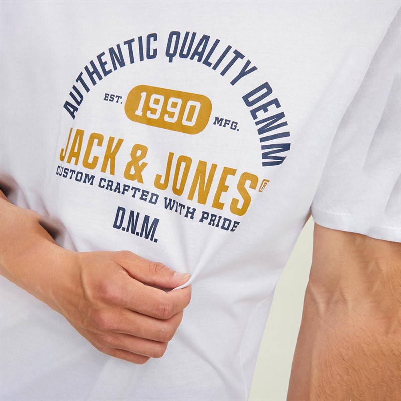 JACK AND JONES Heren Jjstamp MP T-shirts Marineblauw