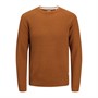 JACK AND JONES Herre Jjpannel Pre Trøjer med rund hals Honning
