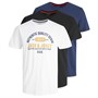 JACK AND JONES Herren Jjstamp MP T-Shirts Schwarz