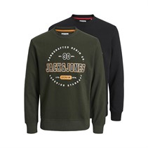 JACK AND JONES Herren Jjstamp MP Sweatshirts Schwarz