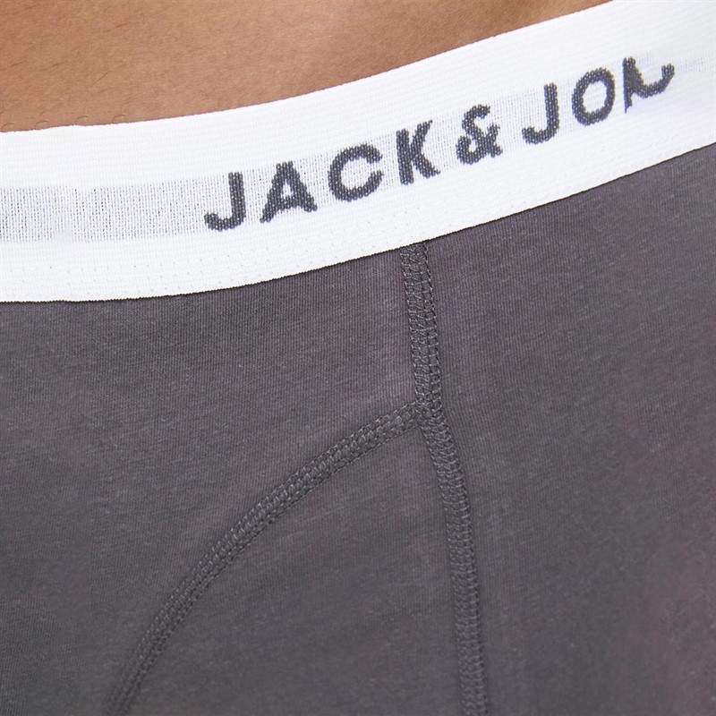 JACK AND JONES Boxers Jackris Trunks Seven Pack LN Homme Noir
