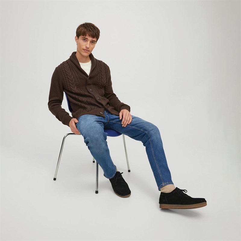 JACK AND JONES Herre Jjiwhmike Jjoriginal MF 103 Jeans Med Lige Ben Mellemblå