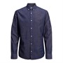 JACK AND JONES Chemises à Manches Longues Jwhplain Denim Homme Bleu