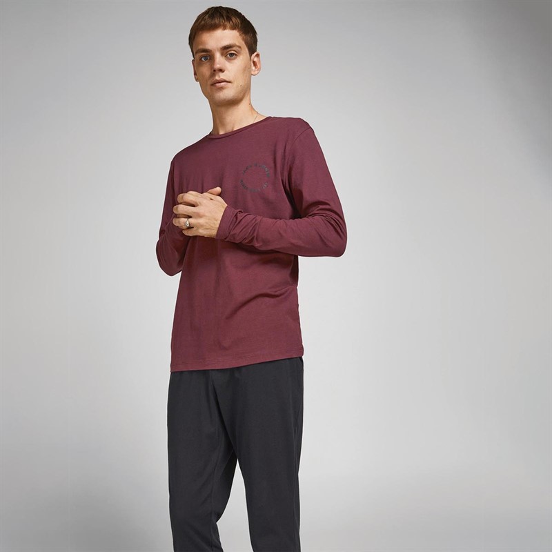 JACK AND JONES Herre Jacadam LW OT Pyjamas Rød