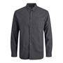 JACK AND JONES Herre Jwhclassic Melange Langærmet shirts Mellemgrå