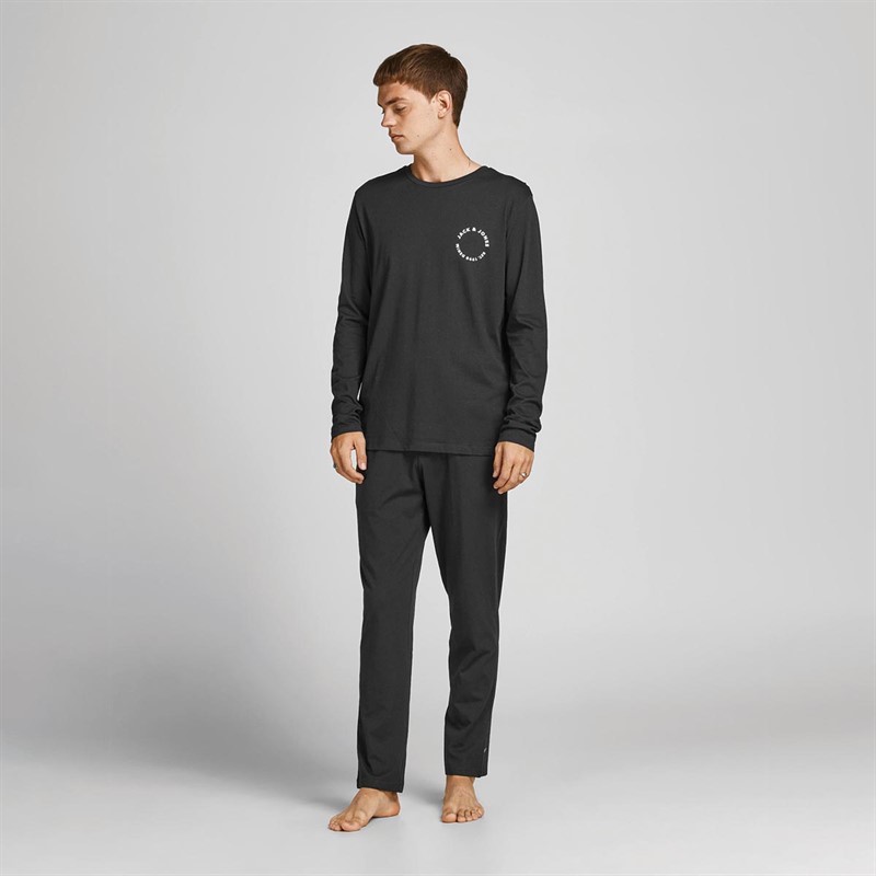 JACK AND JONES Herre Jacadam LW OT Pyjamas Sort
