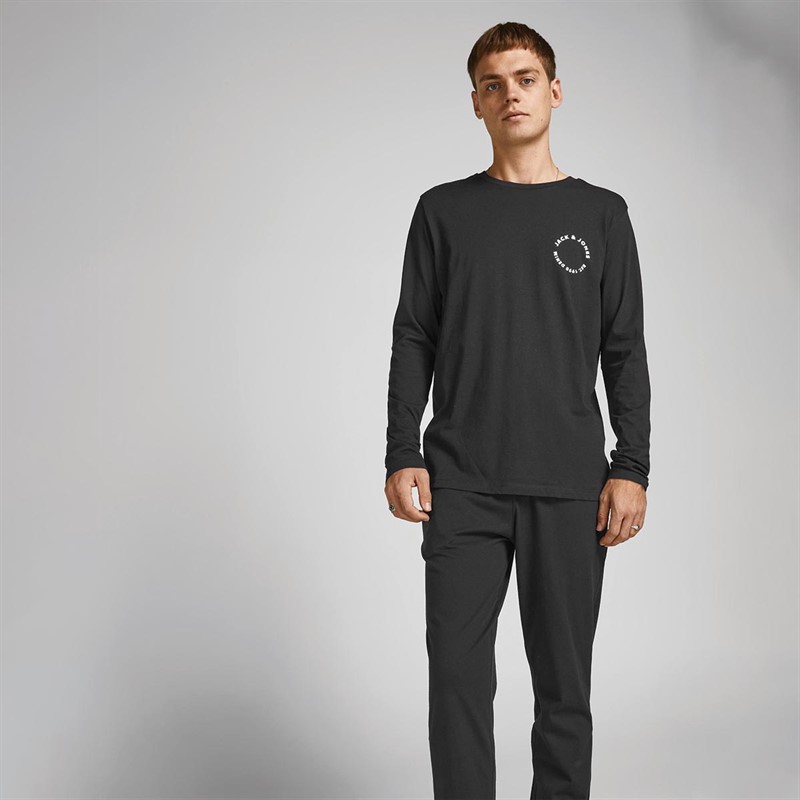 JACK AND JONES Herre Jacadam LW OT Pyjamas Sort