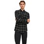 JACK AND JONES Chemises à Manches Longues Jcocor Flannel Check BD Homme Noir Carreaux
