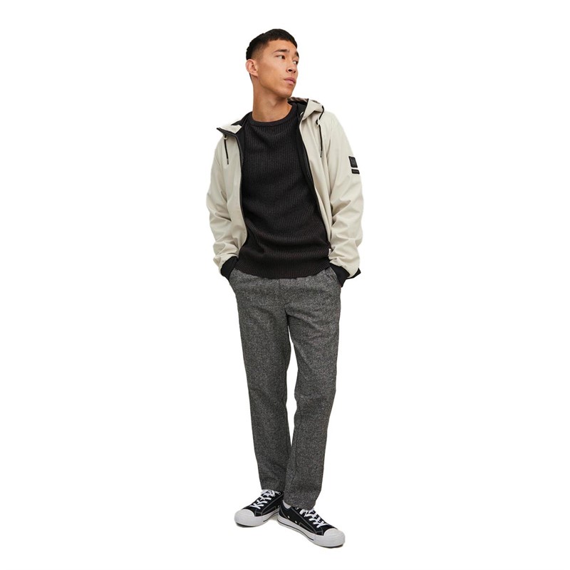 JACK AND JONES Heren Jcoono Crew Neck jumpers Zwart