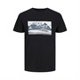 JACK AND JONES Herre Jcobooster Tee T-shirts Sort