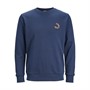 JACK AND JONES Sweatshirts Jcoblur Panel FST Homme Bleu Marine