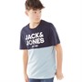 JACK AND JONES Boys Miller Tee Crew Navy Blazer