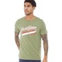 JACK AND JONES Heren Logo T-shirts Olijfgroen