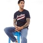 JACK AND JONES Heren Logo T-shirts Donker Marineblauw