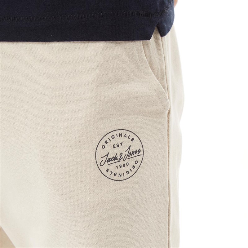JACK AND JONES Mens Shark Sweat Shorts Moonbeam