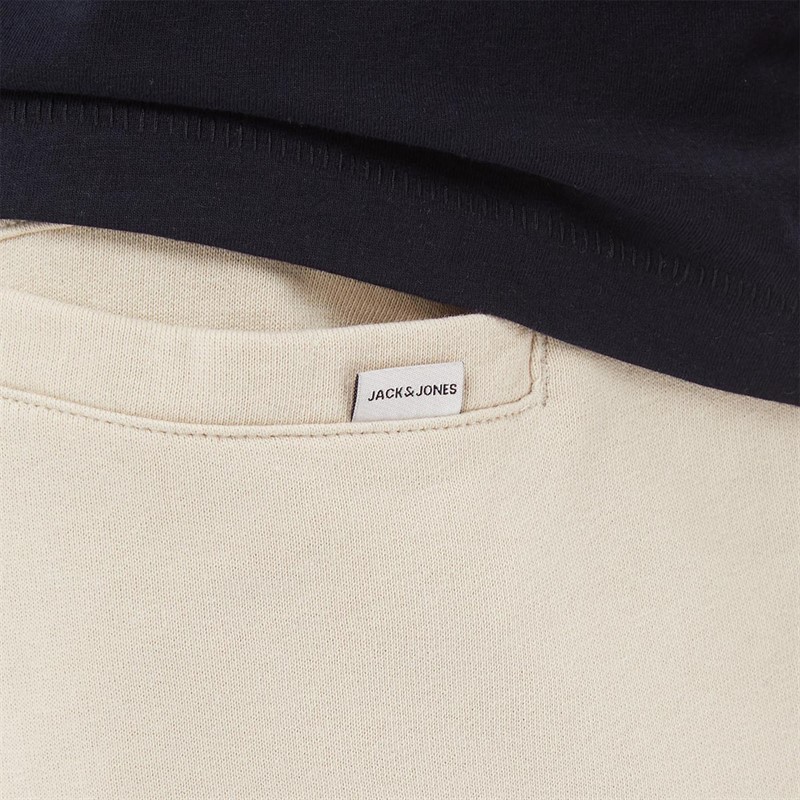 JACK AND JONES Mens Shark Sweat Shorts Moonbeam