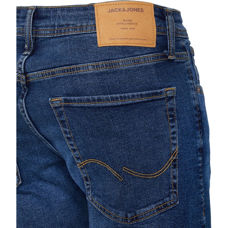 JACK AND JONES Herre Glenn 105 Jeans Med Lige Ben Blå