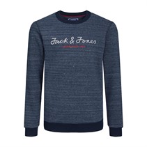 JACK AND JONES Chłopięce Jcoberg Bluzy Sportowe Niebieski Margielowy