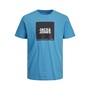 JACK AND JONES T-Shirts Jjlock Garçon Bleu