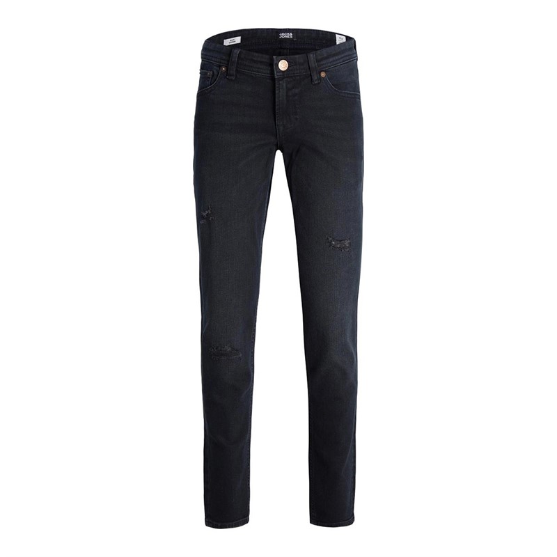 JACK AND JONES Drenge Jjiwhglenn Jjoriginal MF 206 Slim Jeans Vasket Sort