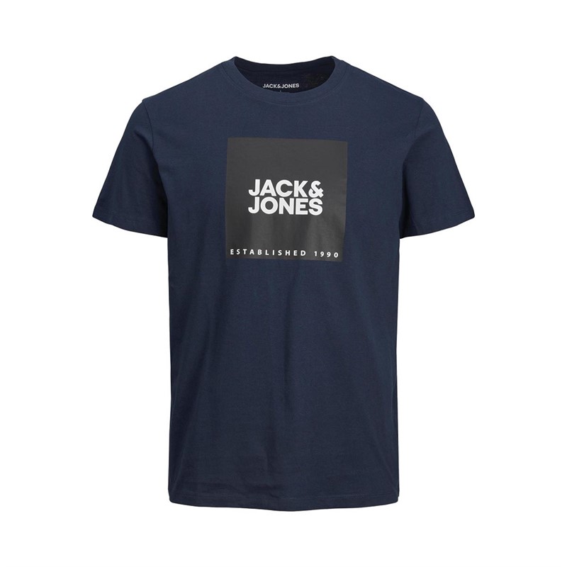 JACK AND JONES Drenge Jjlock T-shirts Marineblå