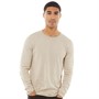 JACK AND JONES Mens Max Knit Crew Neck Jumper Crockery