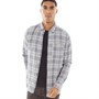 JACK AND JONES Mens Owen Long Sleeve Shirt Cloud Dancer