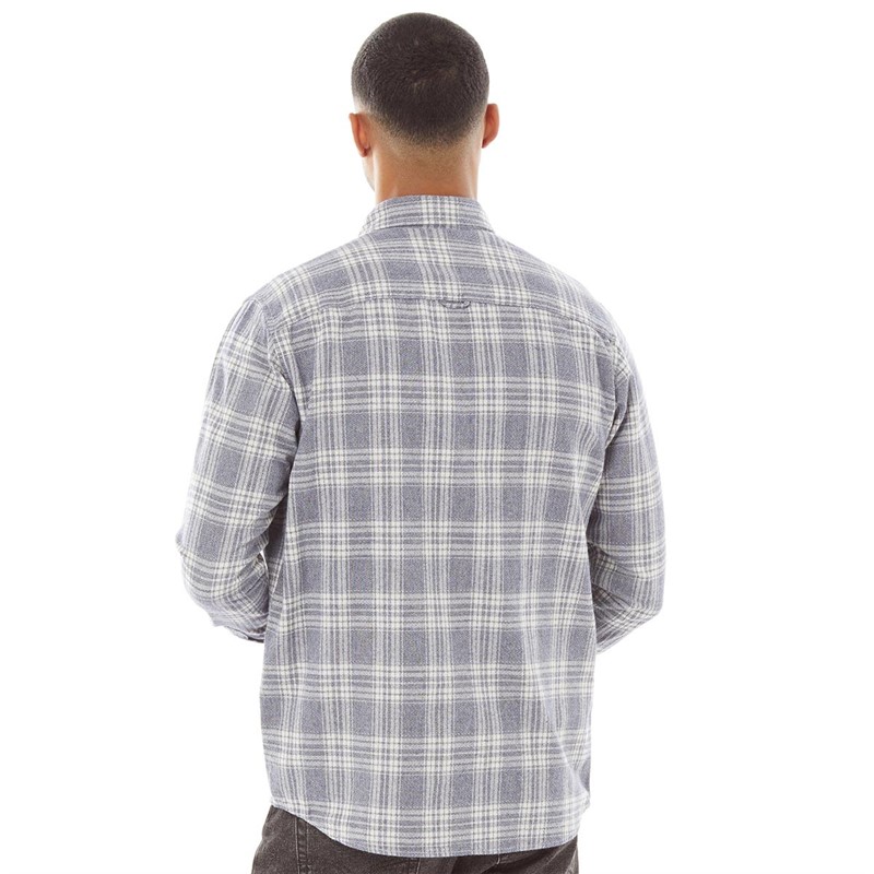 JACK AND JONES Mens Owen Long Sleeve Shirt Cloud Dancer