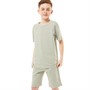 JACK AND JONES Boys Jwhjack T-Shirt And Shorts Set Wrought Iron