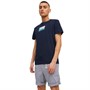 JACK AND JONES Herre Malibi Photo T-shirts Marineblå