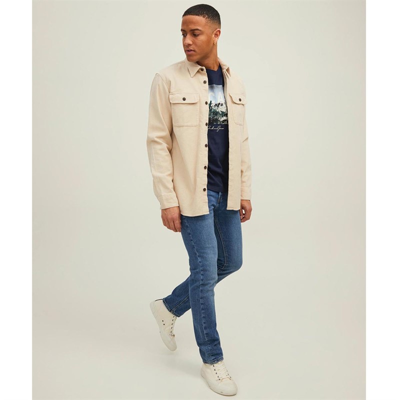 JACK AND JONES Herren Strike T-Shirts Navy