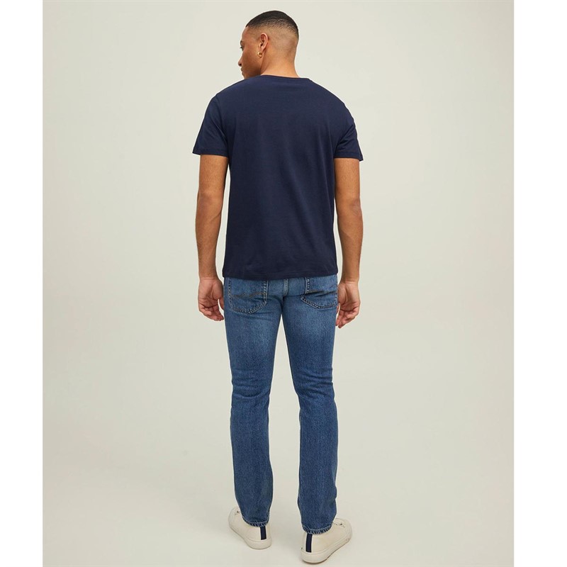 JACK AND JONES Herren Strike T-Shirts Navy