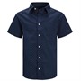 JACK AND JONES Jongens Blackburn Overhemden met korte mouwen Marineblauw