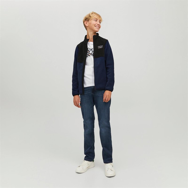 JACK AND JONES Chłopięce Power Polary Granatowy