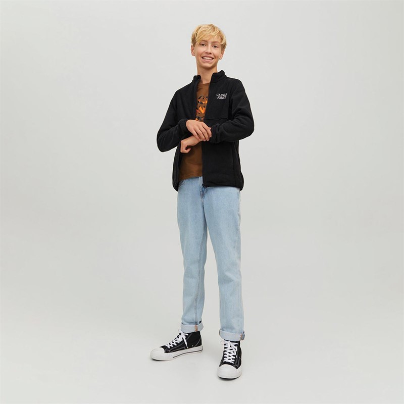 JACK AND JONES Drenge Power Fleecetøj Sort