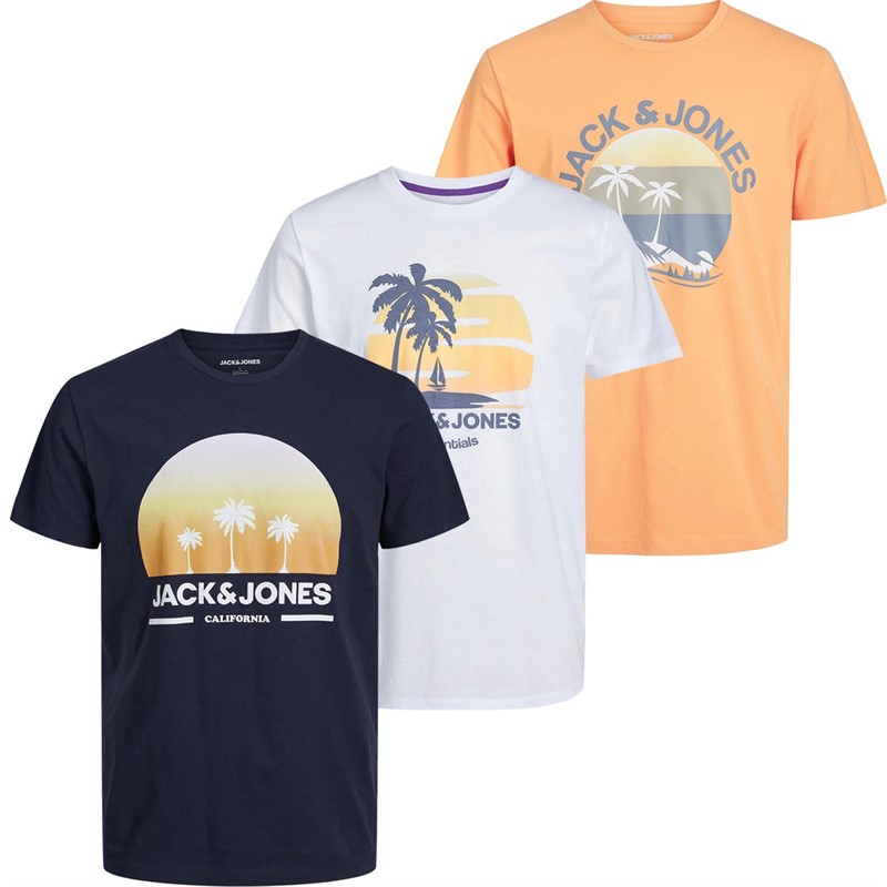 JACK AND JONES Heren Deacon T-shirts Multi