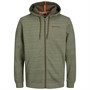 JACK AND JONES Sweats à Capuche Berg Homme Vert Chiné