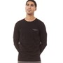 JACK AND JONES Heren Berg T-shirts met lange mouwen Zwart