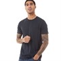 JACK AND JONES Heren Jack Detail O-Neck T-shirts Marineblauw