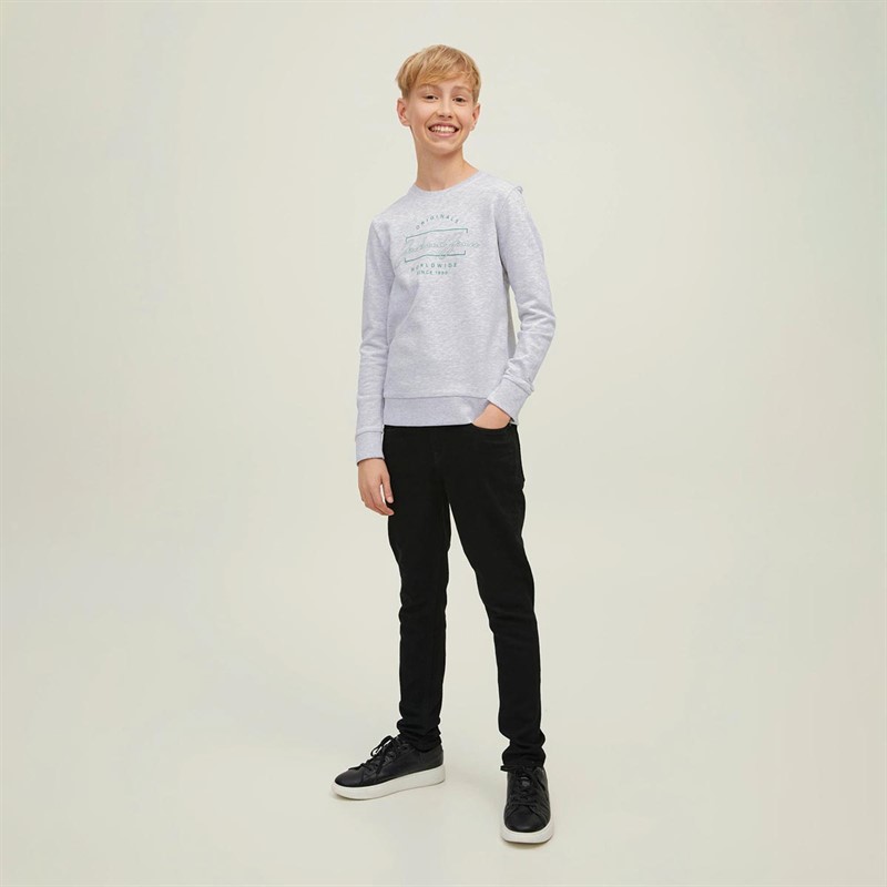 JACK AND JONES Sweatshirts Relden Garçon Gris Clair Chiné