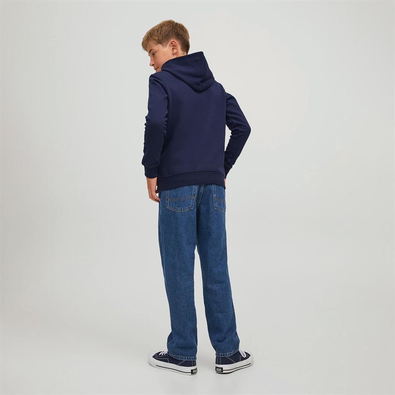 JACK AND JONES Jongens Comrade Hoodies Marineblauw