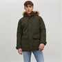 JACK AND JONES Parkas Winner Fur Hood Homme Kaki