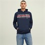 JACK AND JONES Sweats à Capuche Ron Homme Bleu Marine