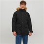 JACK AND JONES Herre Winner Parka Sort